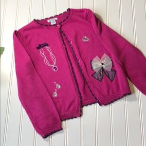 Girls adorable cotton sweater Hartstrings size 5